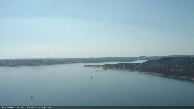 Lake Travis webcam, May 16, 2018 4:10 PM CT