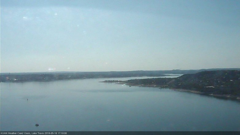 Lake Travis webcam, May 16, 2018 4:20 PM CT