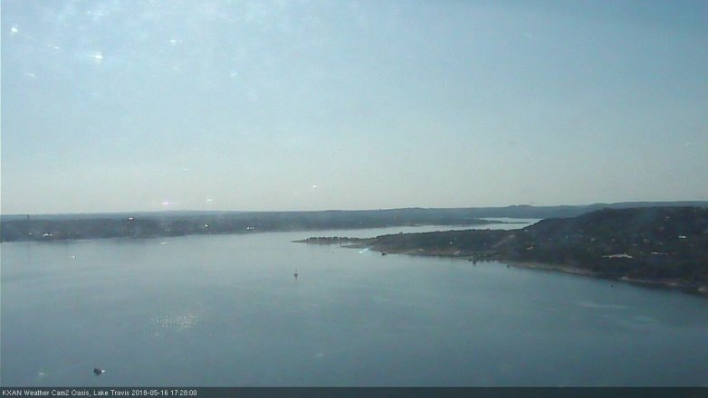Lake Travis webcam, May 16, 2018 4:30 PM CT