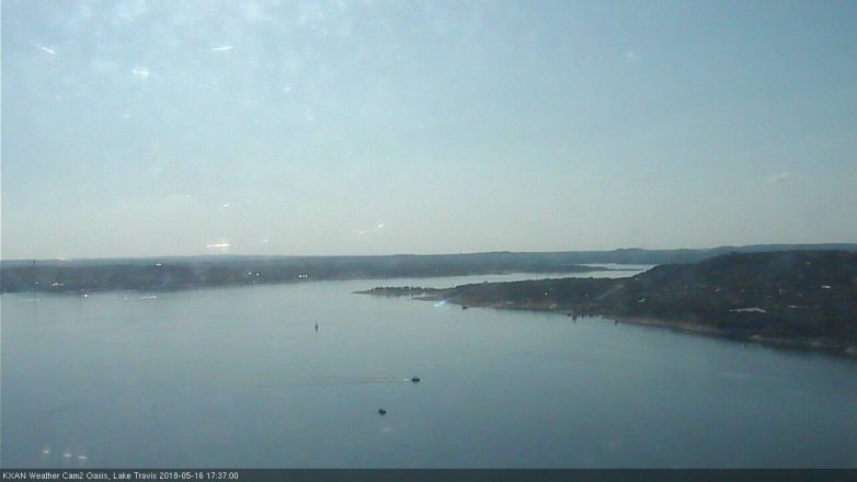 Lake Travis webcam, May 16, 2018 4:40 PM CT