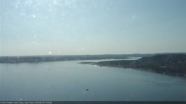 Lake Travis webcam, May 16, 2018 4:45 PM CT