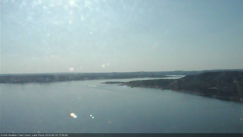 Lake Travis webcam, May 16, 2018 5:00 PM CT