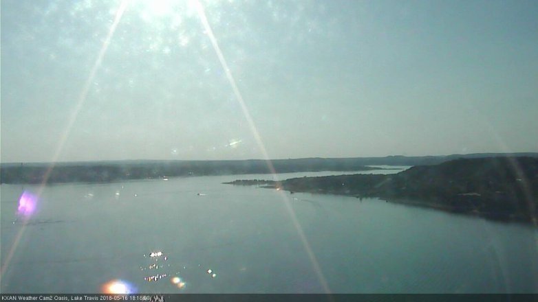 Lake Travis webcam, May 16, 2018 5:20 PM CT
