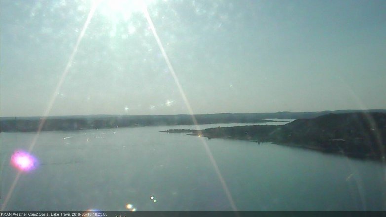 Lake Travis webcam, May 16, 2018 5:25 PM CT