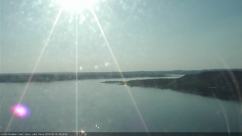 Lake Travis webcam, May 16, 2018 5:30 PM CT