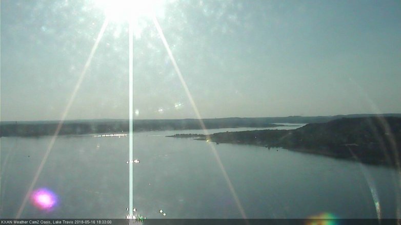 Lake Travis webcam, May 16, 2018 5:35 PM CT