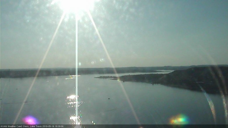 Lake Travis webcam, May 16, 2018 5:40 PM CT