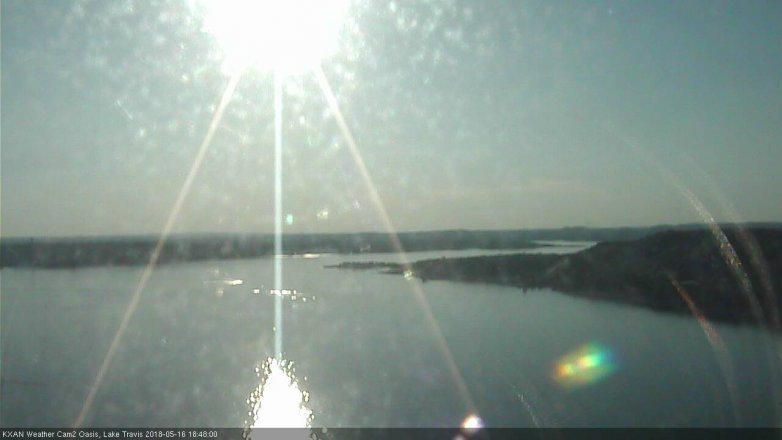 Lake Travis webcam, May 16, 2018 5:50 PM CT