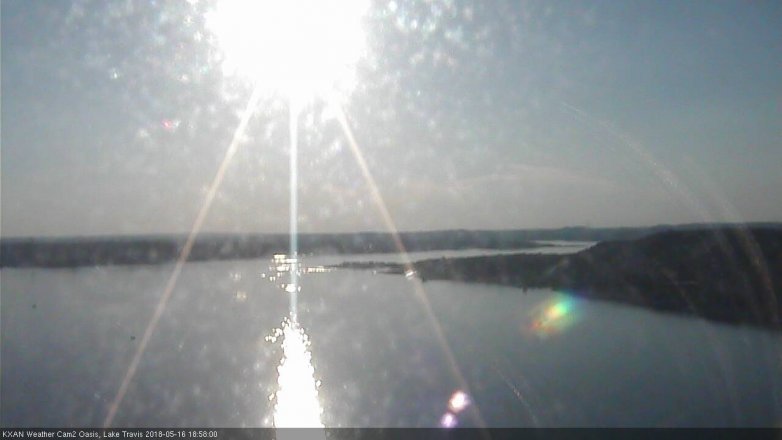 Lake Travis webcam, May 16, 2018 6:00 PM CT