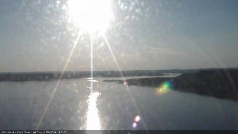 Lake Travis webcam, May 16, 2018 6:05 PM CT