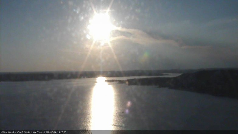 Lake Travis webcam, May 16, 2018 6:25 PM CT