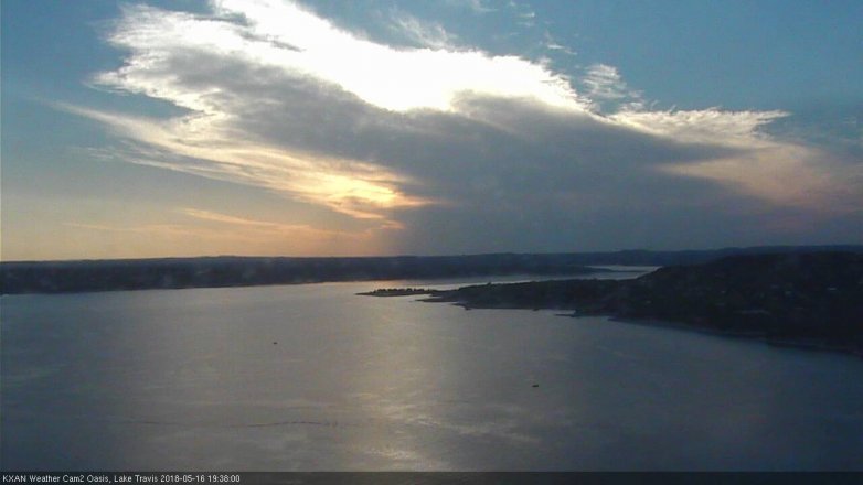 Lake Travis webcam, May 16, 2018 6:40 PM CT