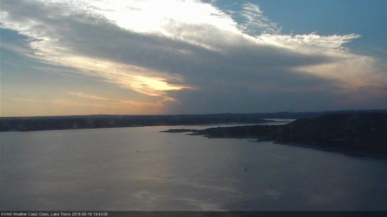 Lake Travis webcam, May 16, 2018 6:45 PM CT