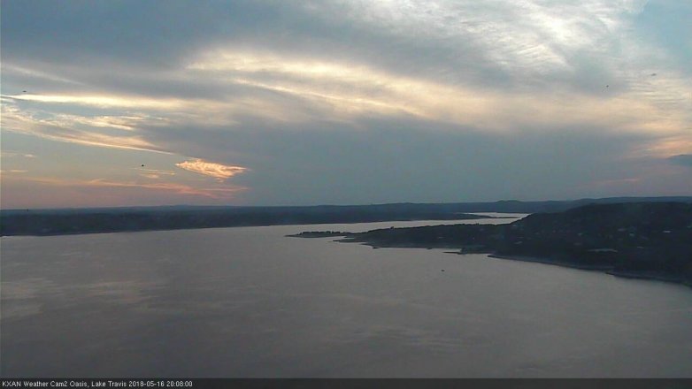 Lake Travis webcam, May 16, 2018 7:10 PM CT