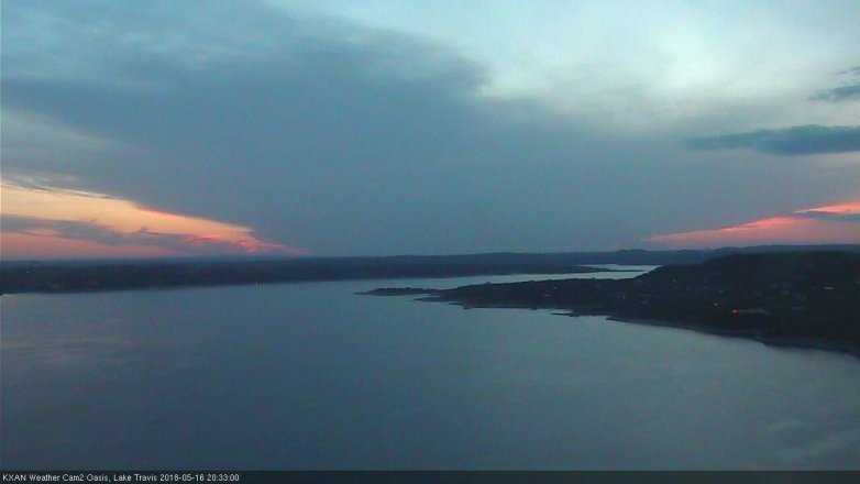 Lake Travis webcam, May 16, 2018 7:35 PM CT