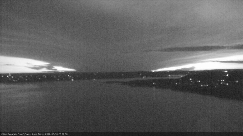 Lake Travis webcam, May 16, 2018 8:00 PM CT