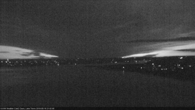 Lake Travis webcam, May 16, 2018 8:05 PM CT