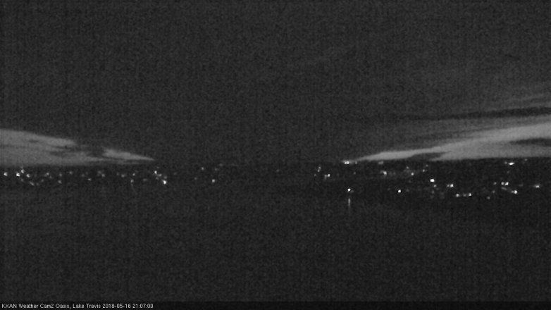 Lake Travis webcam, May 16, 2018 8:10 PM CT