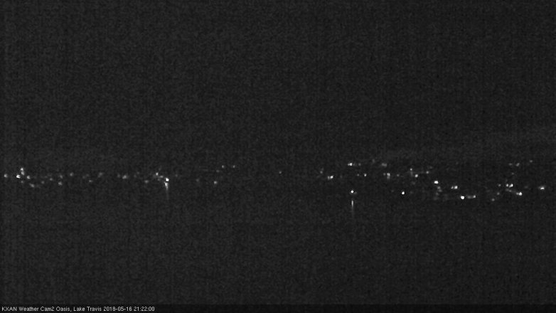 Lake Travis webcam, May 16, 2018 8:25 PM CT