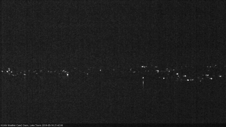 Lake Travis webcam, May 16, 2018 8:45 PM CT