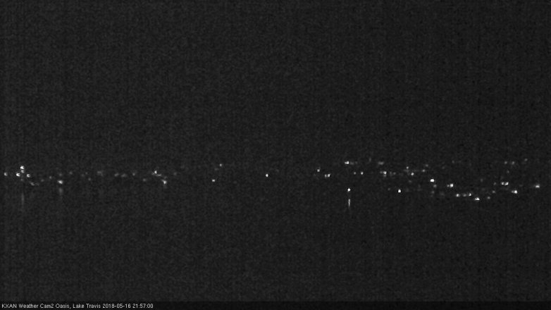 Lake Travis webcam, May 16, 2018 9:00 PM CT