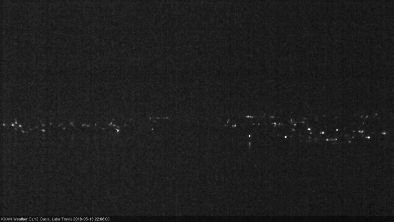 Lake Travis webcam, May 16, 2018 9:10 PM CT