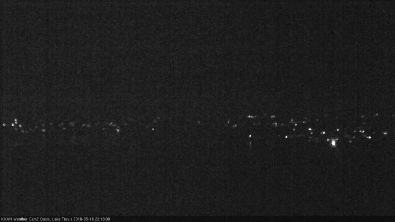 Lake Travis webcam, May 16, 2018 9:15 PM CT