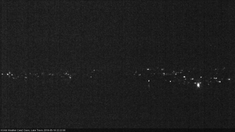 Lake Travis webcam, May 16, 2018 9:25 PM CT