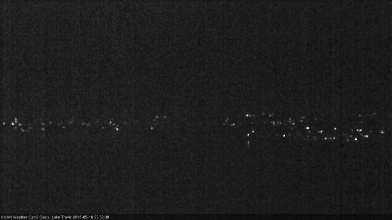 Lake Travis webcam, May 16, 2018 9:35 PM CT