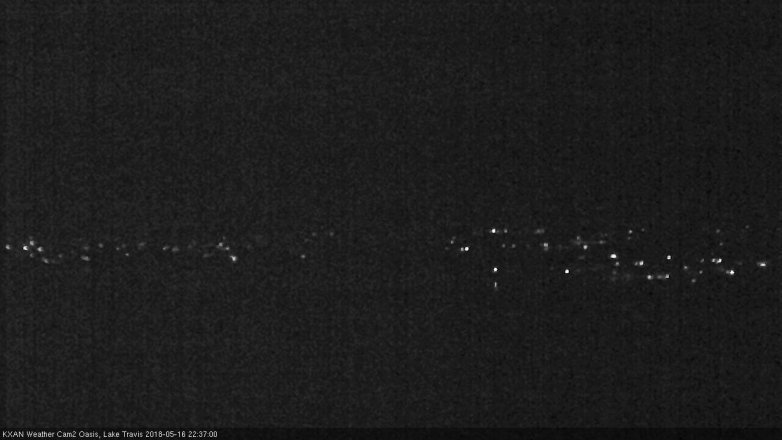 Lake Travis webcam, May 16, 2018 9:40 PM CT