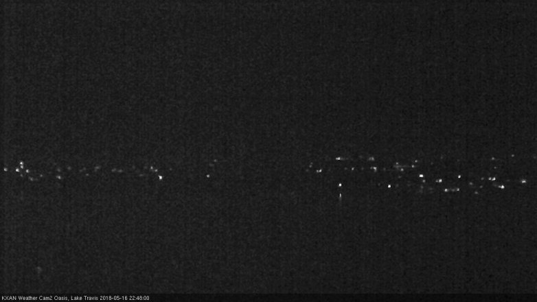 Lake Travis webcam, May 16, 2018 9:50 PM CT