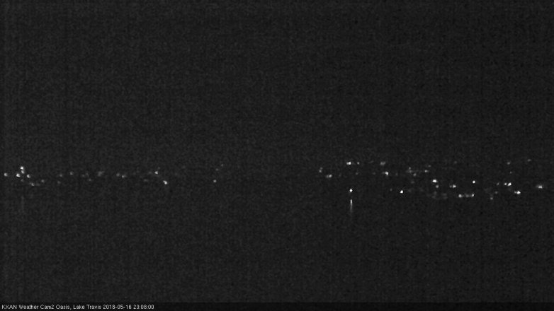 Lake Travis webcam, May 16, 2018 10:10 PM CT