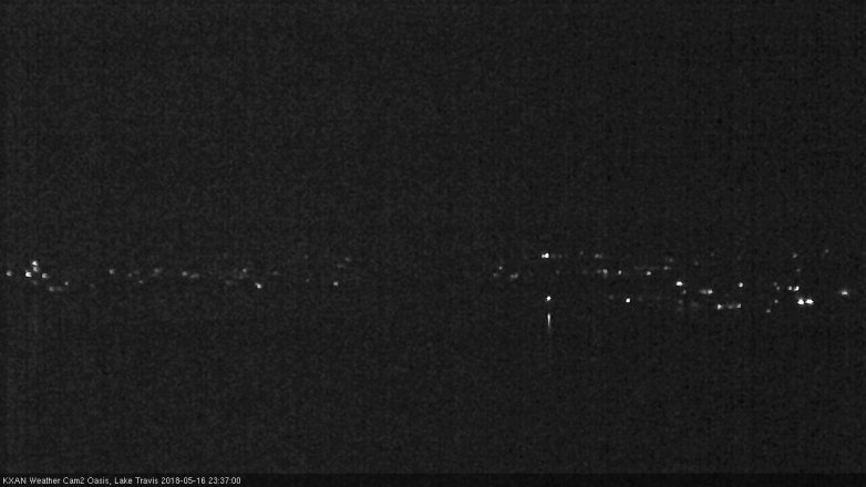 Lake Travis webcam, May 16, 2018 10:40 PM CT