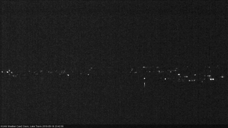 Lake Travis webcam, May 16, 2018 10:45 PM CT
