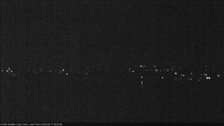 Lake Travis webcam, May 16, 2018 11:05 PM CT