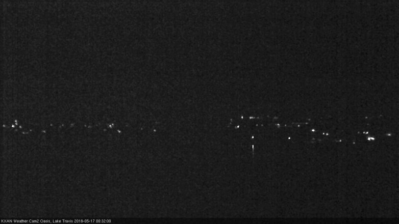Lake Travis webcam, May 16, 2018 11:35 PM CT