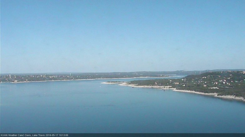Lake Travis webcam, May 17, 2018 9:15 AM CT