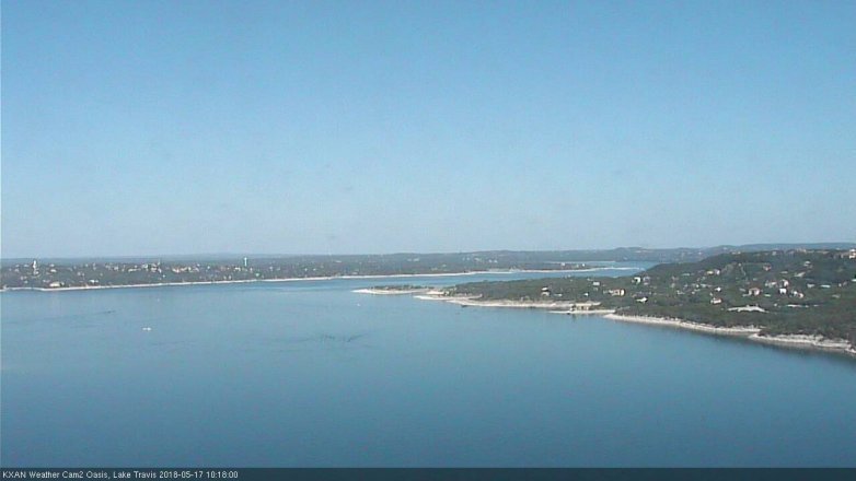 Lake Travis webcam, May 17, 2018 9:20 AM CT