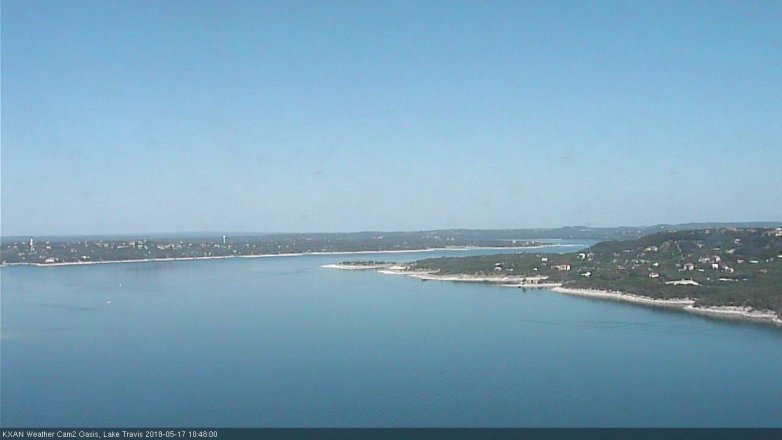 Lake Travis webcam, May 17, 2018 9:50 AM CT