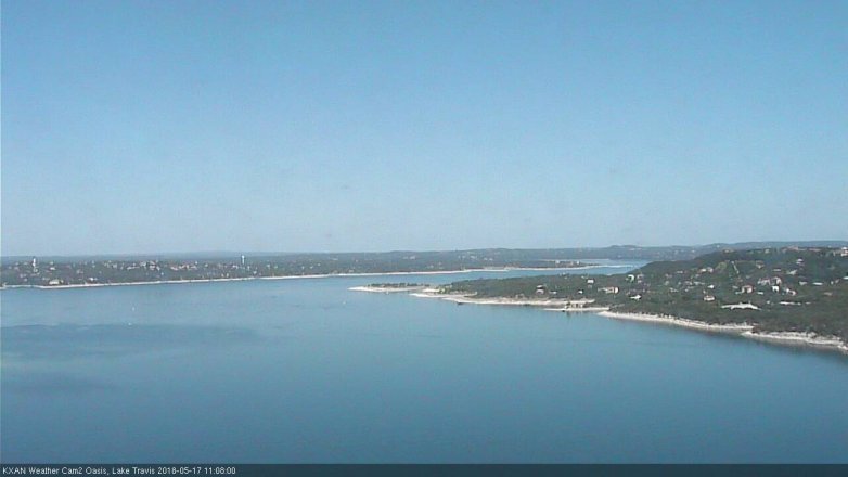 Lake Travis webcam, May 17, 2018 10:10 AM CT