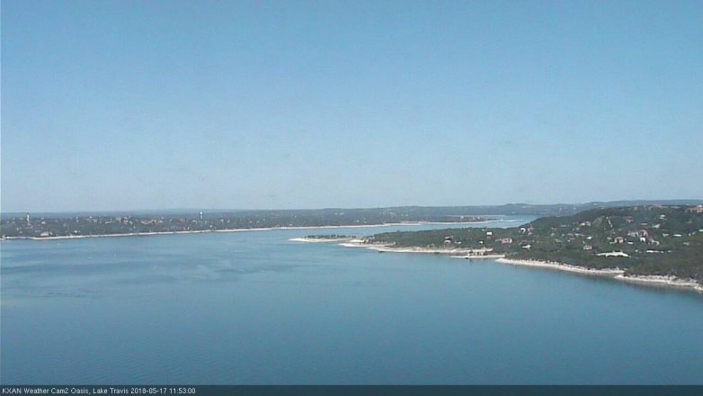 Lake Travis webcam, May 17, 2018 10:55 AM CT
