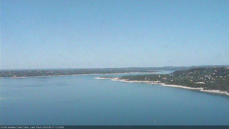 Lake Travis webcam, May 17, 2018 11:20 AM CT