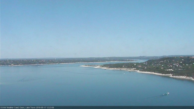 Lake Travis webcam, May 17, 2018 11:25 AM CT