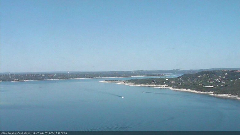 Lake Travis webcam, May 17, 2018 11:35 AM CT