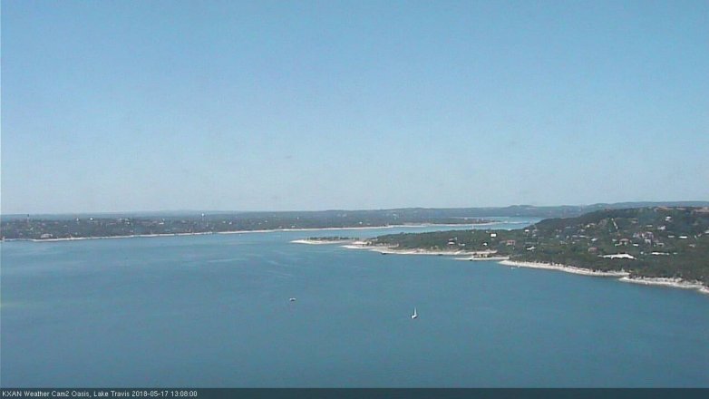 Lake Travis webcam, May 17, 2018 12:10 PM CT