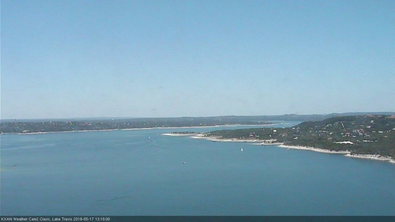 Lake Travis webcam, May 17, 2018 12:20 PM CT