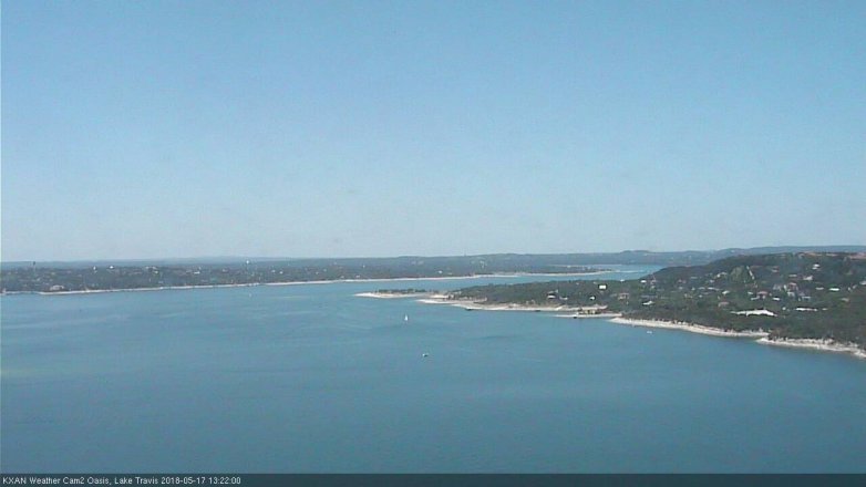 Lake Travis webcam, May 17, 2018 12:25 PM CT