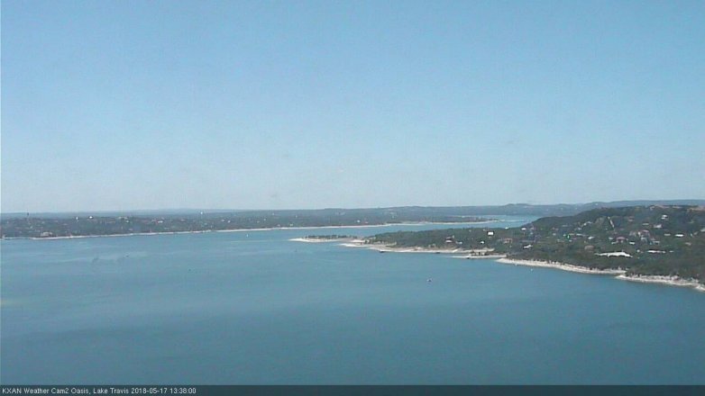 Lake Travis webcam, May 17, 2018 12:40 PM CT