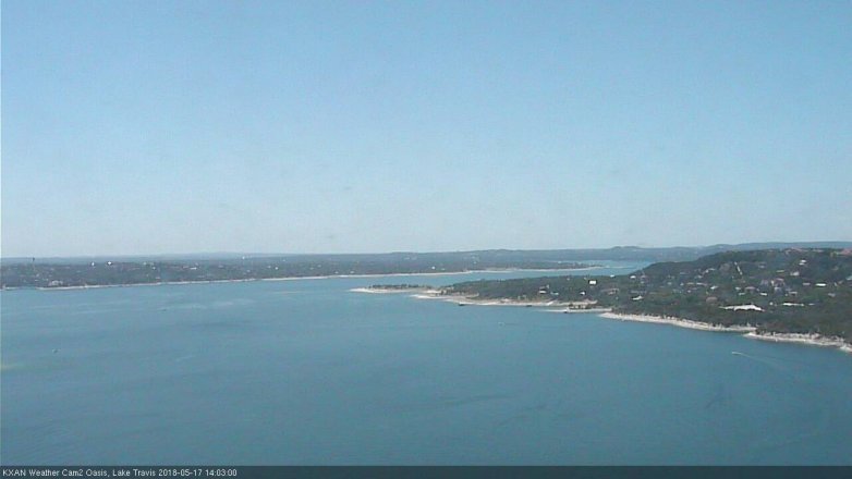 Lake Travis webcam, May 17, 2018 1:05 PM CT