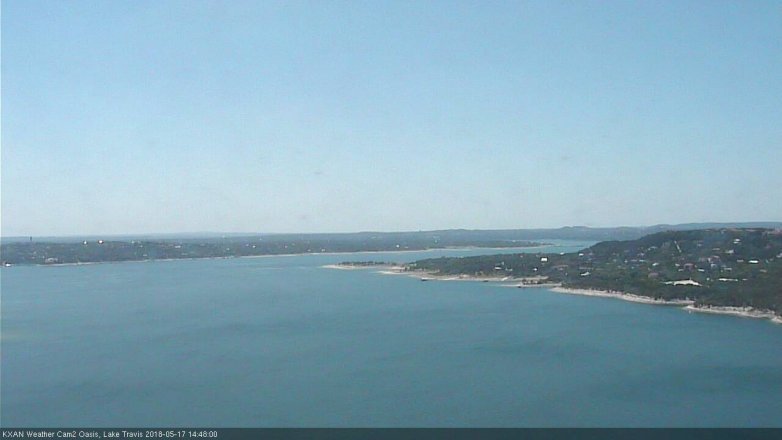 Lake Travis webcam, May 17, 2018 1:50 PM CT